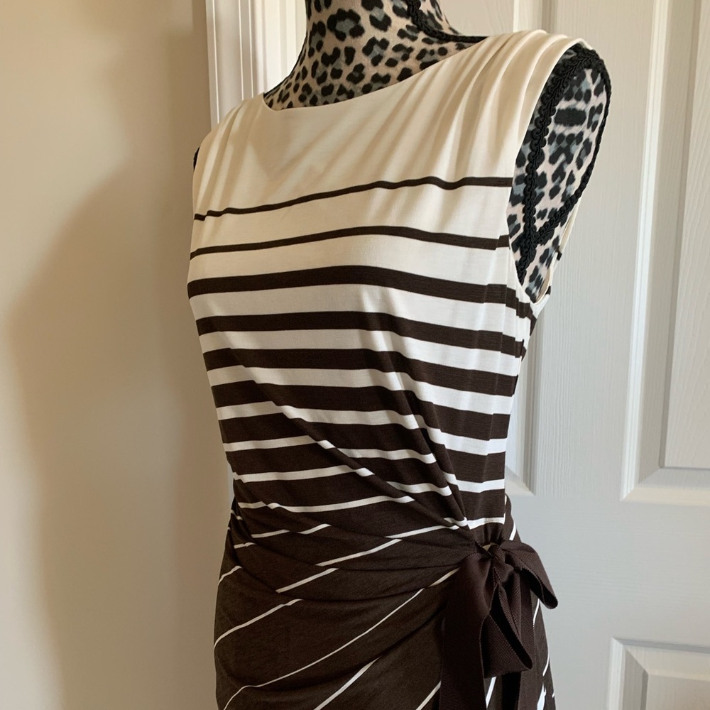 Tahiti ASL Sleeveless Faux Wrap Dress